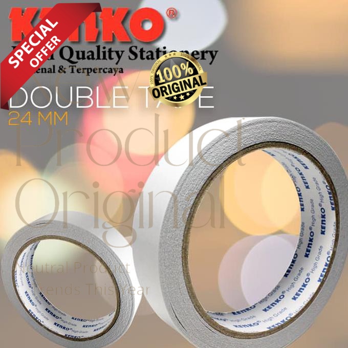 

Double Tape Kecil Selotip Double Tape Kenko 1/2 Inch