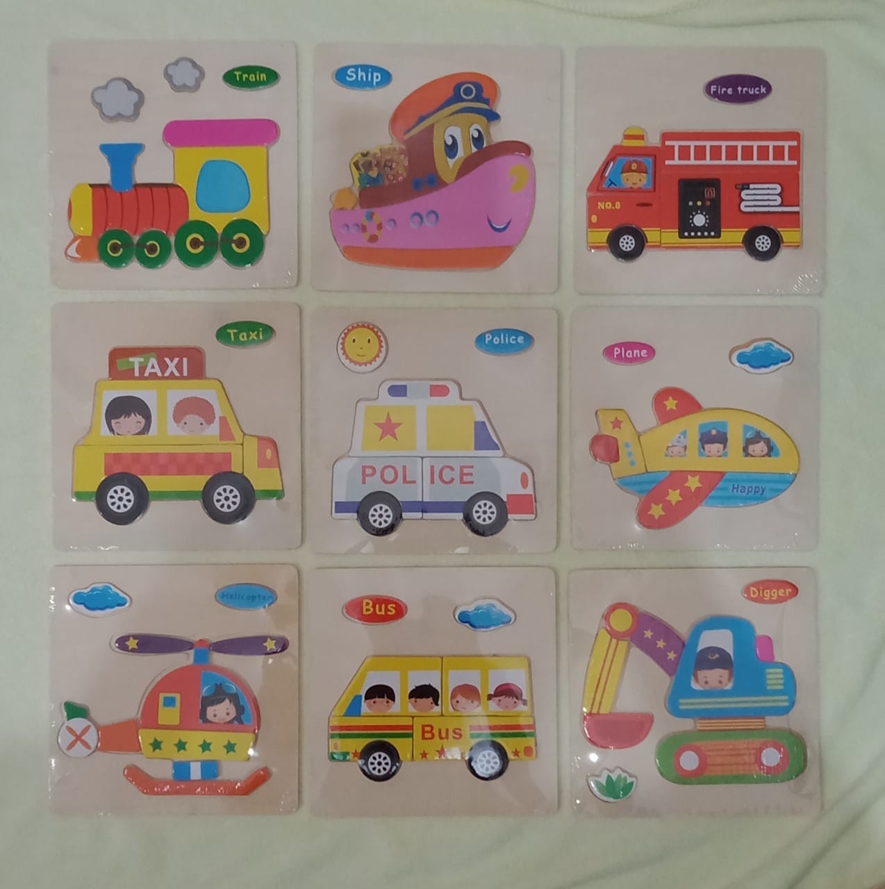 MMTOYS PART2 CMK018 Mainan  Puzzle Kayu Anak 3D Gambar 