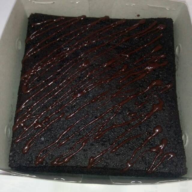 Brownies kukus coklat lembut enak ukuran 18cm