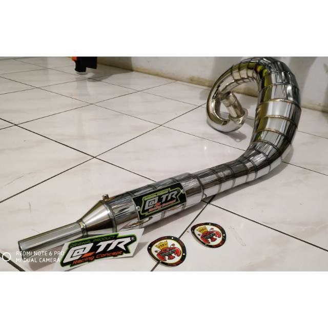 Knalpot RX-KING lobster telo croom full cacing @_TR RACING