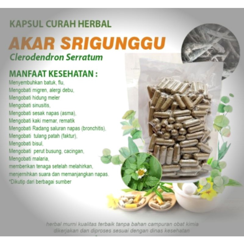 Jual Obat Herbal Kapsul Curah Gurah Lendir Dahak Batuk Pilek Sinusistis Tenggorokan Shopee 7874