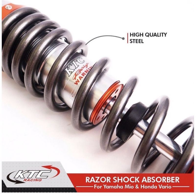 Shock Ktc Mio vario Matic Shockbreaker KTC Racing Razor  Mio Lexi Beat Vario Click Vario 125 150 Genio Scoopy