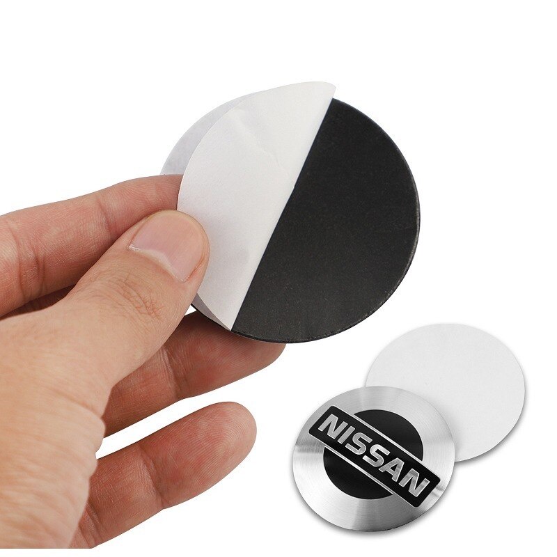 4pcs Stiker Emblem Cover Hub Tengah Roda 56mm Untuk Nissan Qashqai X-Trail Juke Gt-R Patrol Pathfinder 370z