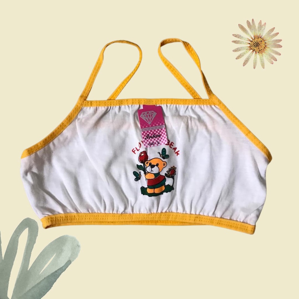 Miniset Tali Kecil Baju Dalaman Anak Perempuan 5-9 tahun