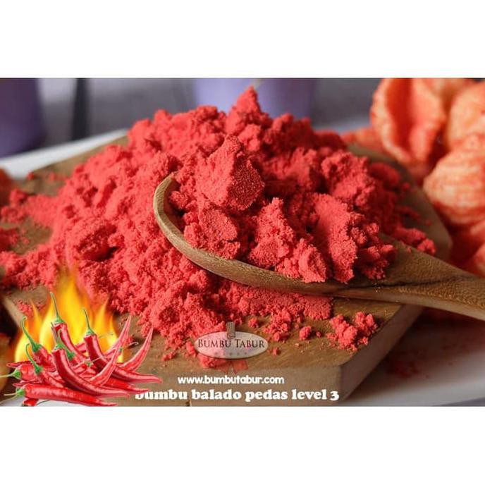 

BUMBU TABUR BALADO PEDAS LEVEL 3 HALAL KUALITAS TERJAMIN 1 KG