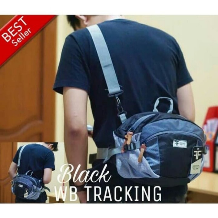 TAS SELEMPANG FF OUTDOOR / WAIST BAG TRACKING / WAISTBAG ARMY / TAS GUNUNG / TAS OUTDOOR