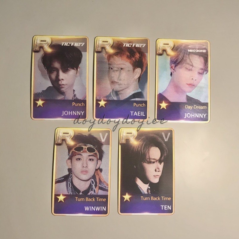 [ READY STOCK ] Pc Lenticular NCT Resonance Pt1 TBT Punch Neozone Johnny Sungchan Mark Doyoung Jeno