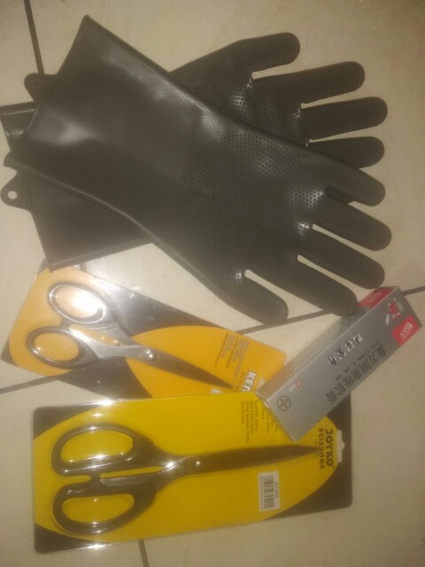 Silicone Dishwashing Gloves Magic Glove Sarung Tangan Cuci Piring