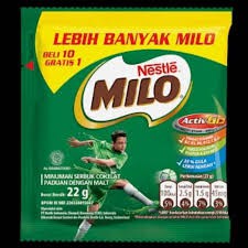 

Susu Milo Renceng 22gr (Isi 10 sachet)