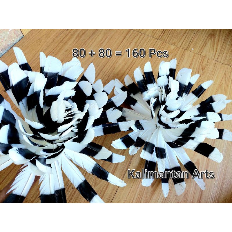 Kirip / Cincin Bulu Tari Dayak /Aksesoris Kostum Dayak