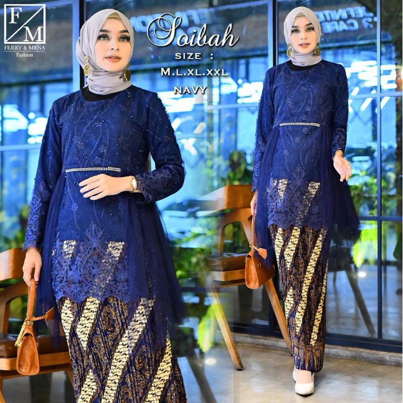 TUNIK SOIBAH / KEBAYA TUNIK / BRUKAT TUNIK / SATU SET ROK