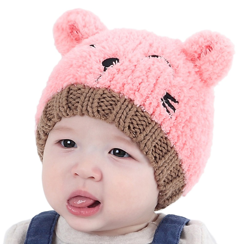 Topi Rajut Lucu Anak Bayi Balita Lelaki Dan Perempuan Bahan Lembut