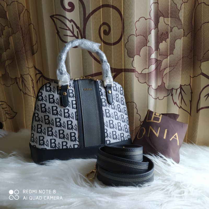 Bonia Alma mono 3tone satchel
