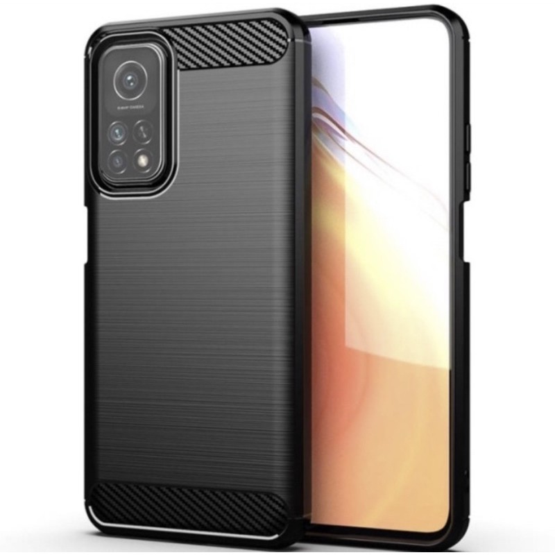 For Xiaomi Mi 10T Mi 10T Pro New Rugged Carbon Fiber Slim Fit Soft Case