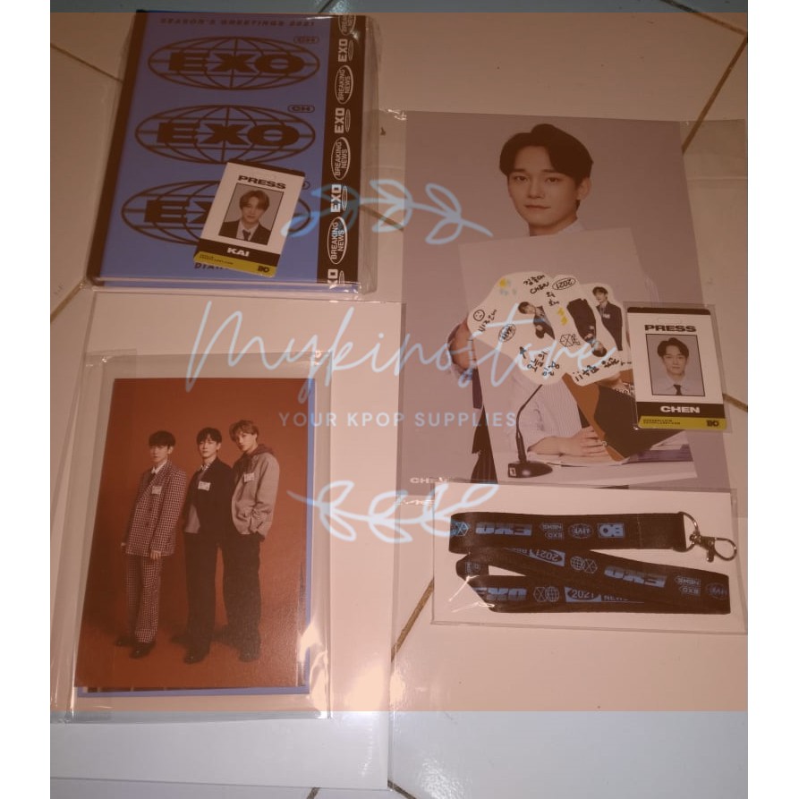 SHARING SEASON GREETING 2021 EXO OFFICIAL READY INDONESIA SG 21 KAI BAEKHYUN CHEN SEHUN CHANYEOL