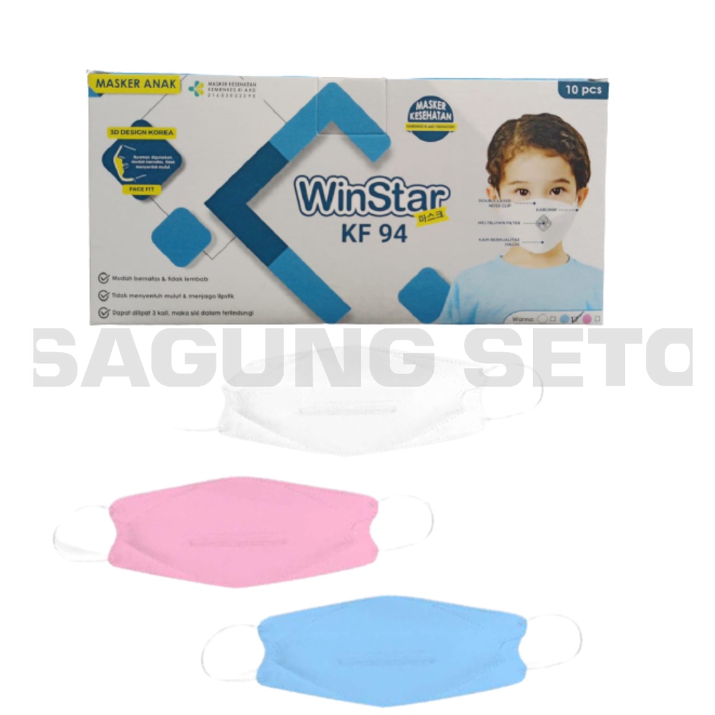 MASKER ANAK WINSTAR KF94 10 PCS