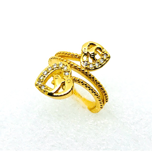 Cincin wanita //cincin love tarung //perhiasan replika berlian //cincin