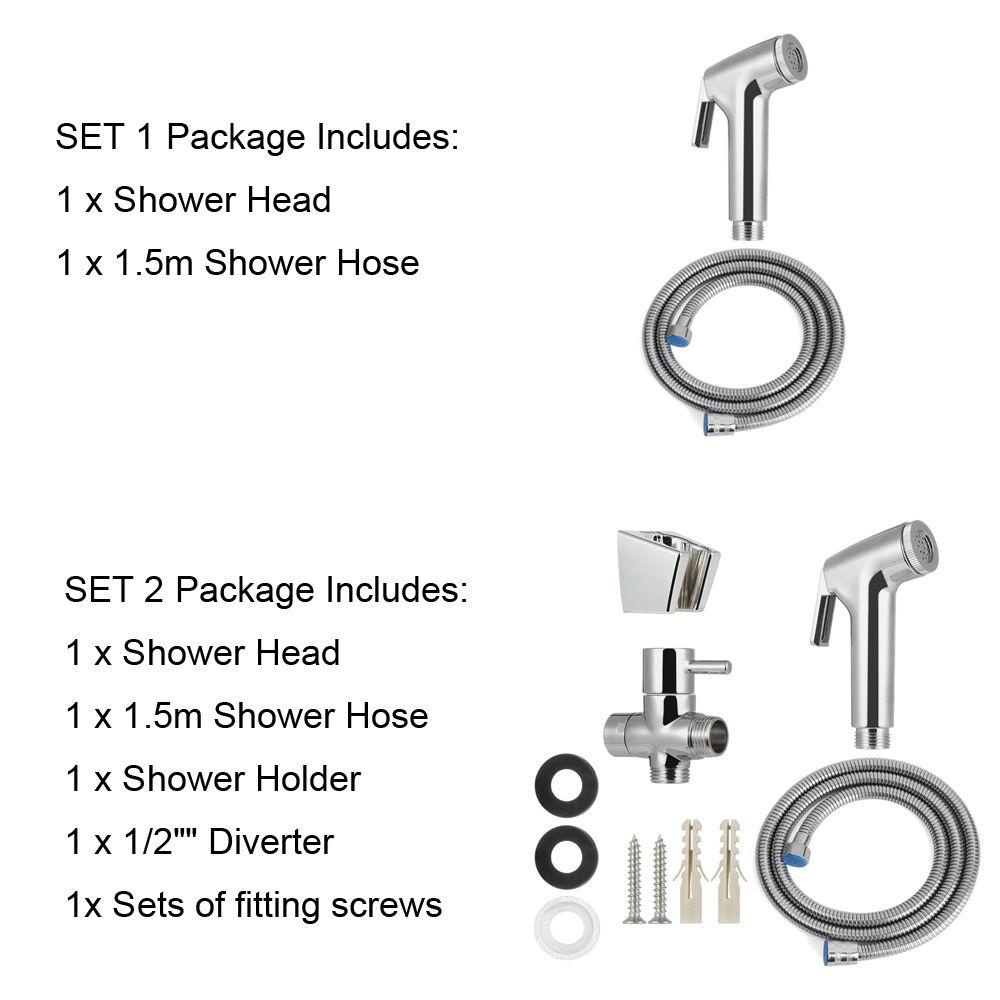 Populer Kepala Shower Cuci Stainless Steel Self Cleaning Hand Held Faucet