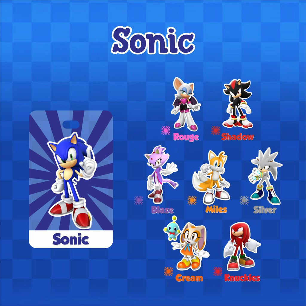 

1 Pcs Bag Tag Akrilik Tema Sonic (Nama/ Tulisan Bisa Request)