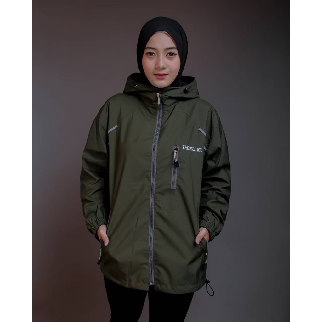 TURUN HARGA ! Jaket Parasut / Jaket Wanita / Outwear Wanita / Jaket Waterproof / Jaket Gunung / Jaket Outdoor Terbaru The Bojiel