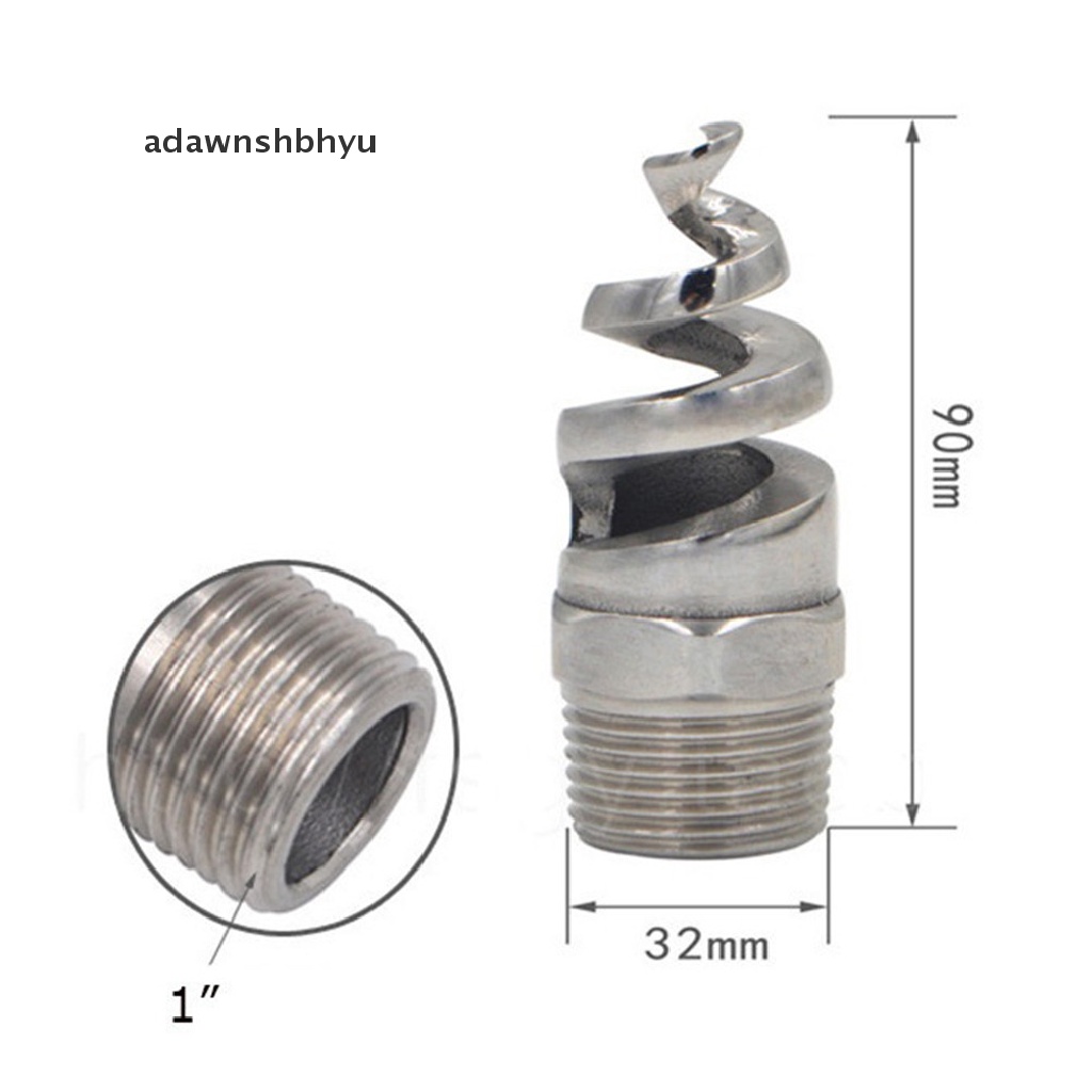 Kepala sprinkler nozzle Atomisasi spiral cone Stainless steel Adawnshbhyu1Per2 &quot;1&quot;