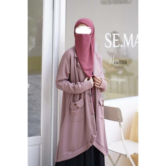HEA OUTER BY KHUMAIRA SYARI | LONG OUTER | CARDIGAN | CARDY RAJUT PREMIUM | BLAZER