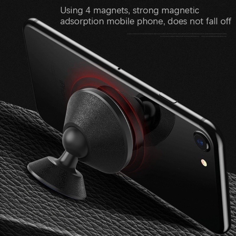 Trend-Penyangga Hp Magnet Car phone Holder Mobil Smartphone 360 Rotation