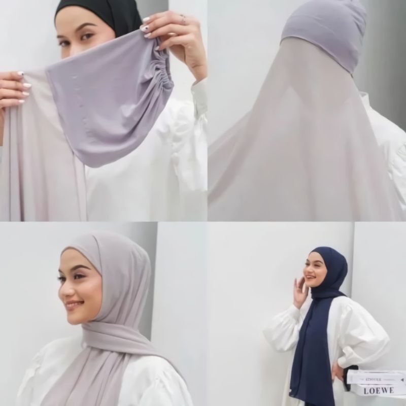 TERMURAH PASHMINA INNER/ PASHMINA 2IN1 INNER/ PASHMINA INNER CERUTY BABYDOLL TERBARU HARGA TERMURAH