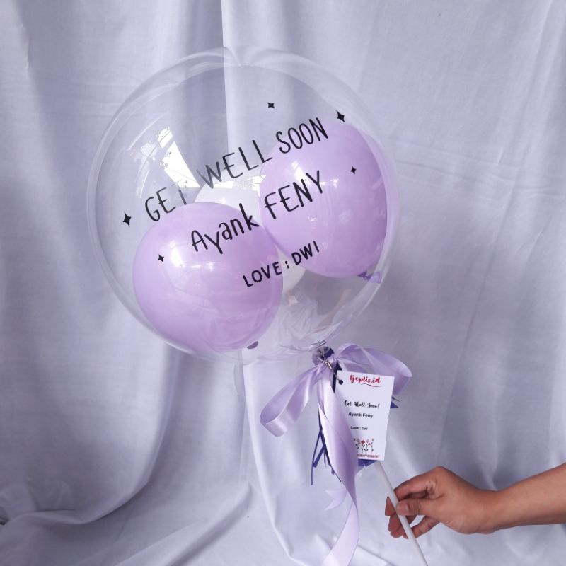 BALON PVC/GIFT/WISUDA/GRADUATION/CUSTOME NAMA