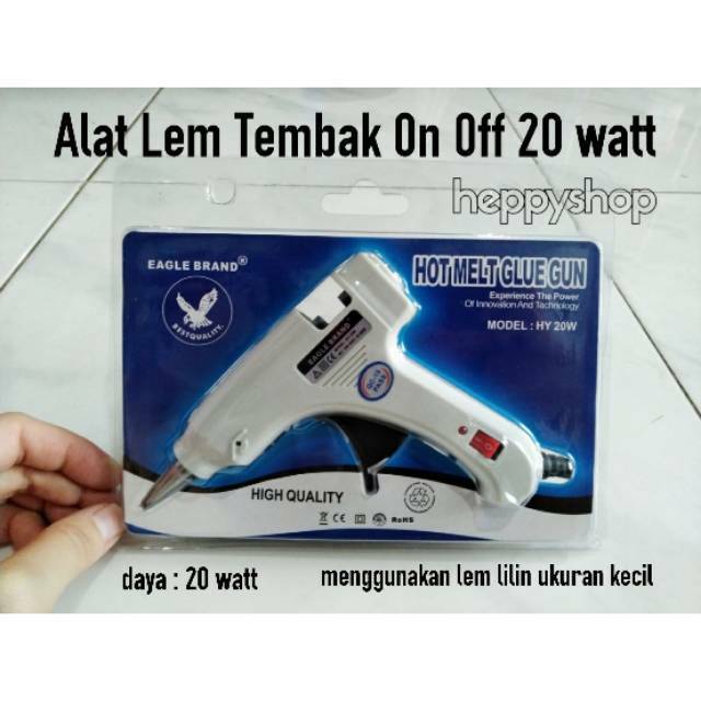 

Alat Lem Tembak 20 Watt Glue Gun On Off JunDW