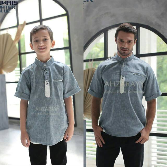 Koko Couple Uwais series terbaru ori by Ahzarayy/ Baju Couple Lebaran