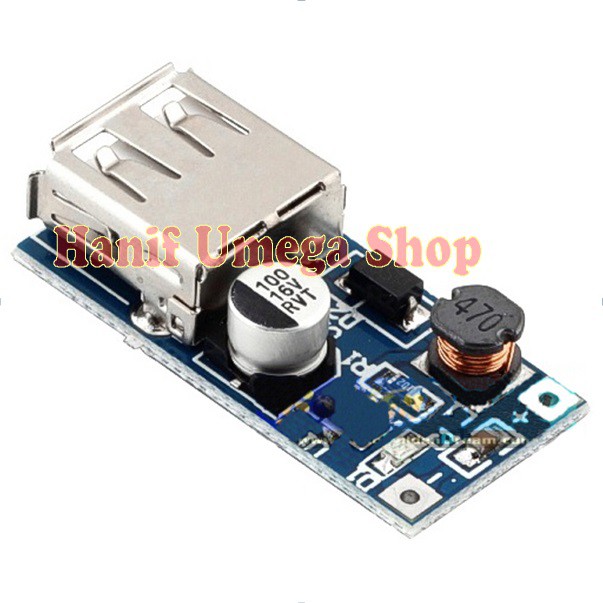 Modul Charger HP 1 Slot USB Step Up DC 0.9-5V to USB 5V 600mA