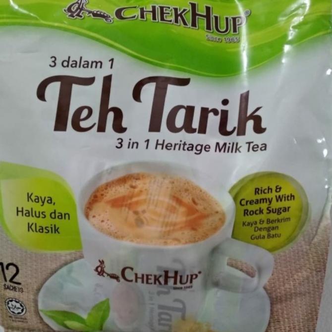 

[COD] teh tarik chek hup 3in1 malaysia 12sachet [COD]