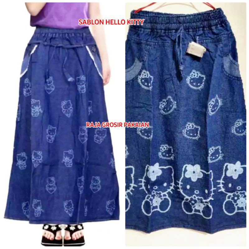 Rok Jeans Anak Premium  3-10 Thn