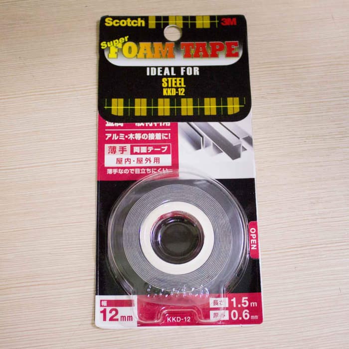 

Grosir Double Tape Super Strong for Steel Daya Rekat Terkuat 3M Scotch KKD-12 Elegan