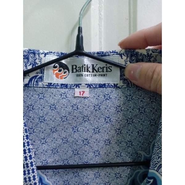 Kemeja Batik Katun uk besar Original BATIK KERIS