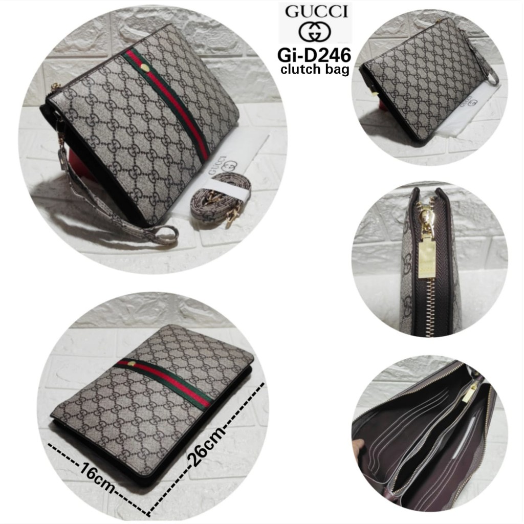 Clutch wanita import 3 ruang semi premium