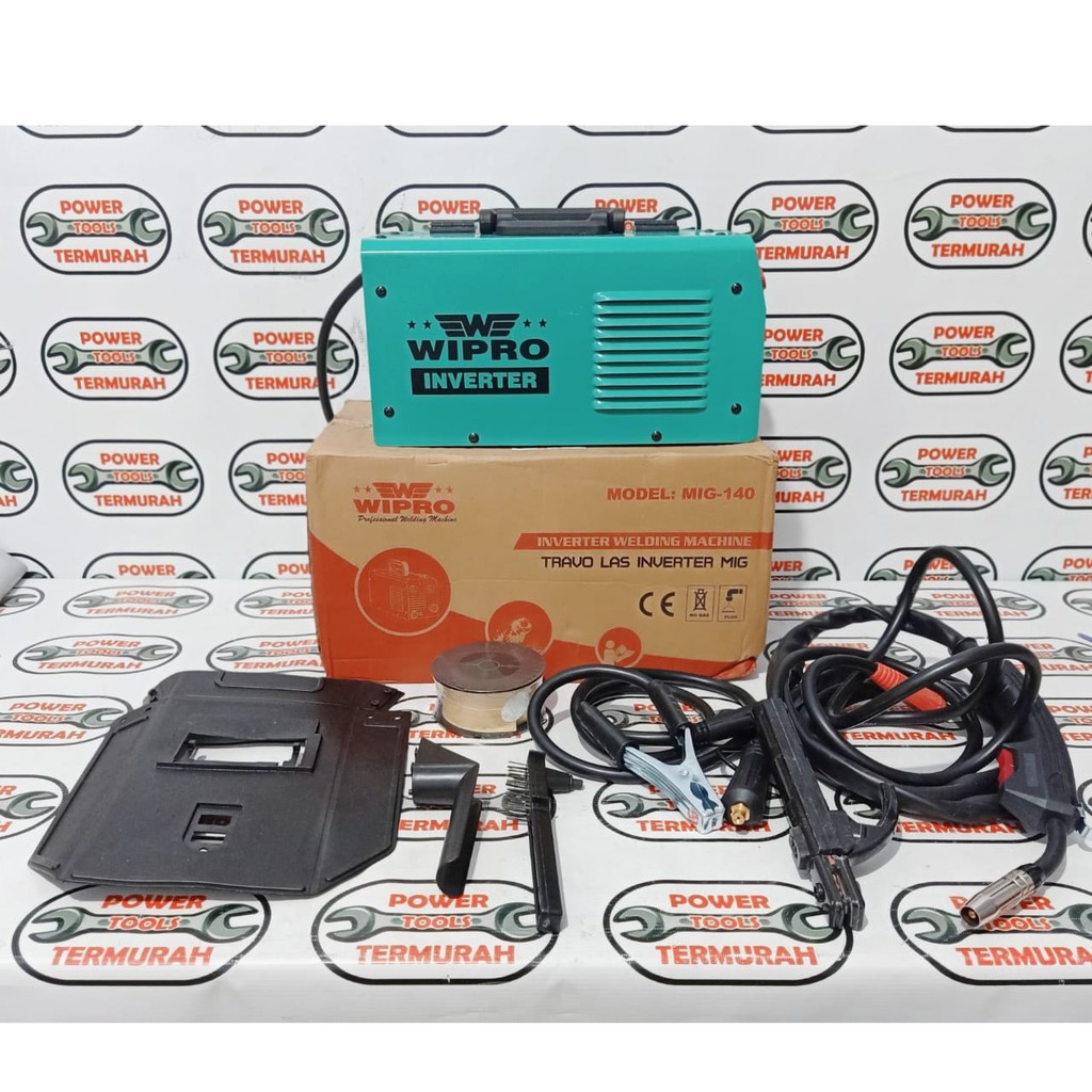 Mesin Las MIG 140 Tanpa Gas WIPRO Gasless Welding CO2 Flux MIG140