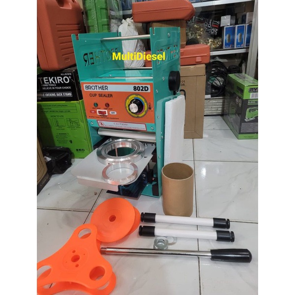 Cup Sealer BROTHER 80D Alat Mesin Press Minuman
