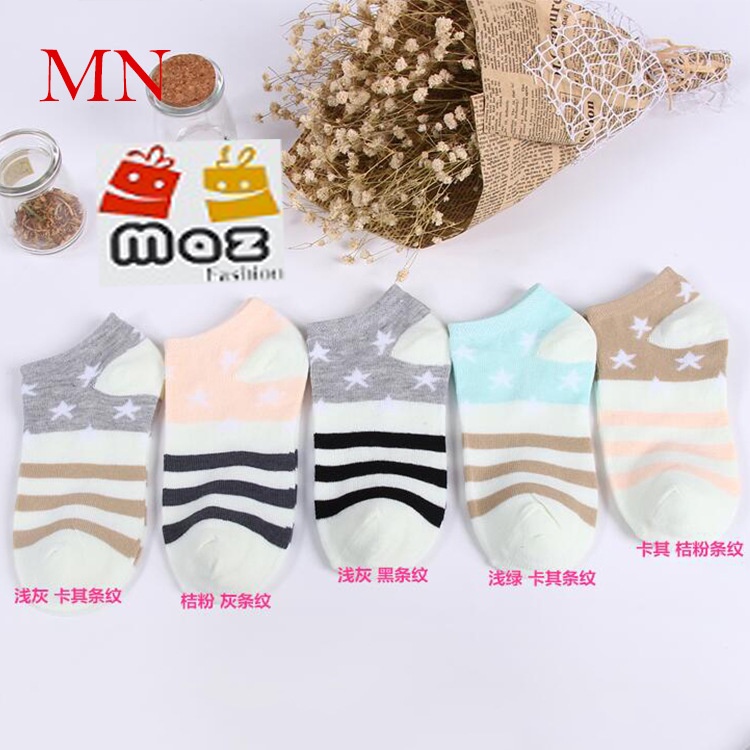 Kaos Kaki Pendek Wanita Fashion Import - Short Sock Wanita Motif Lucu Semata Kaki - Kaos Kaki Korea Unisex-3