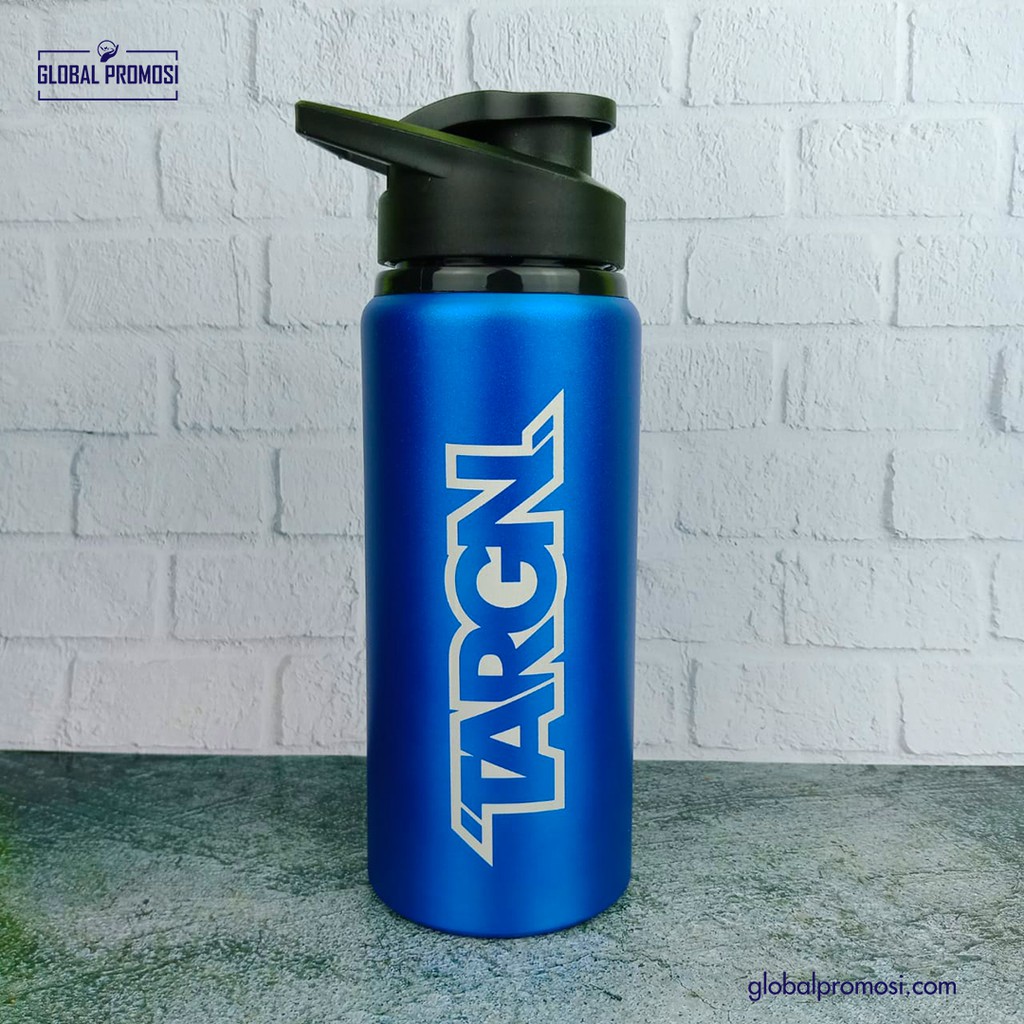 Botol Minum Sepeda Custom Sport Tumbler 500ml Laser Grafir Murah