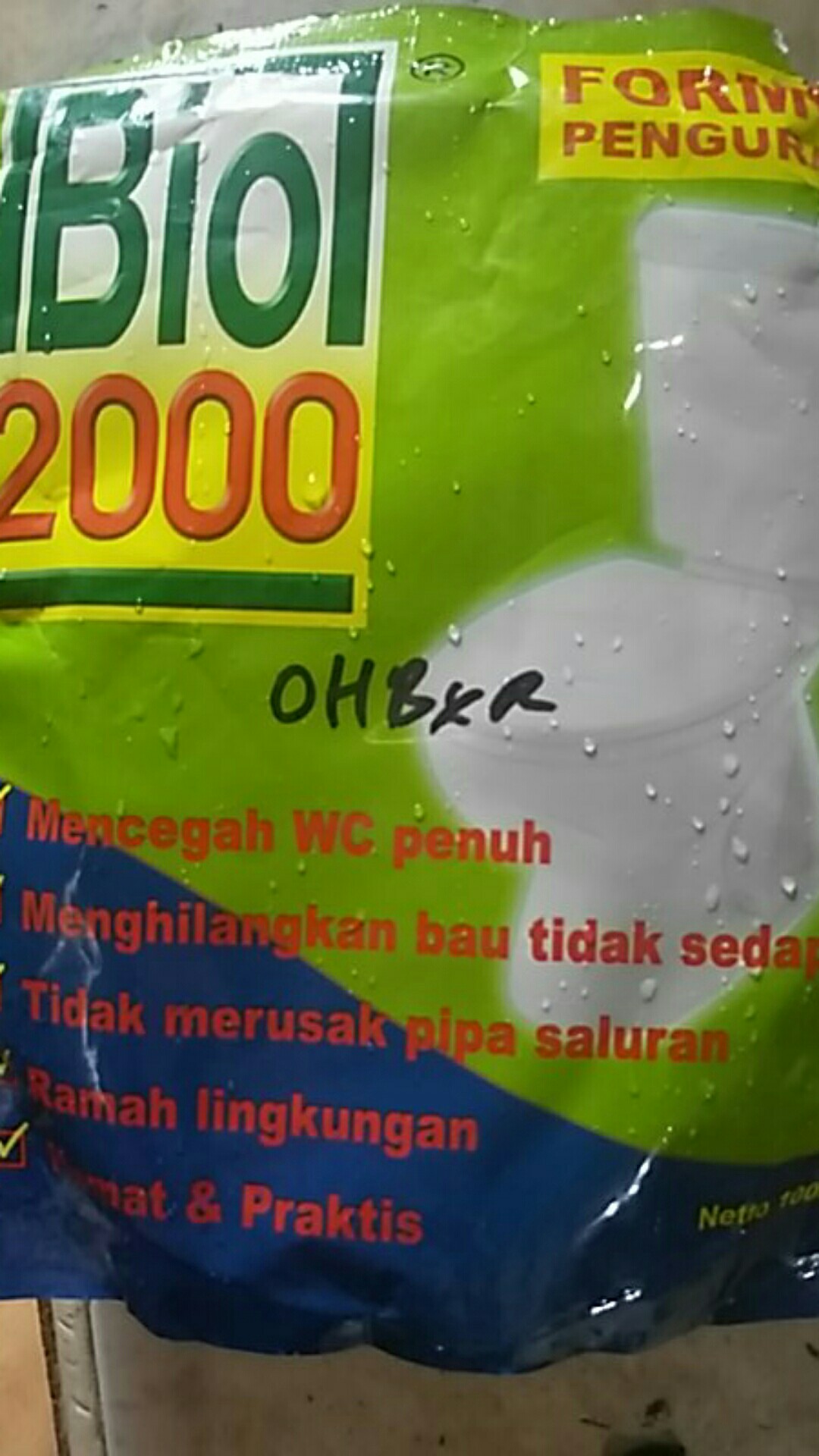 Bio 2000 Formula Penguras Wc