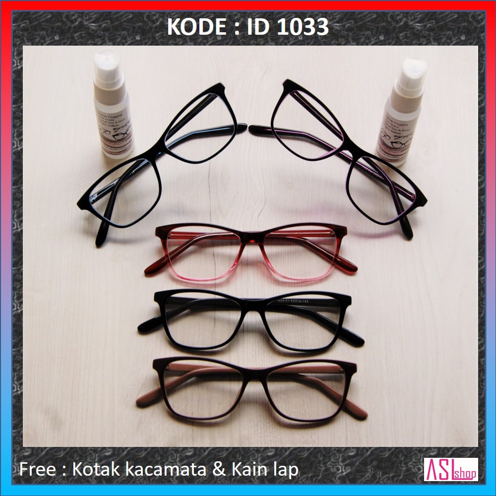 FRAME DAN KACAMATA MINUS KOREA (KODE = ID 1033)