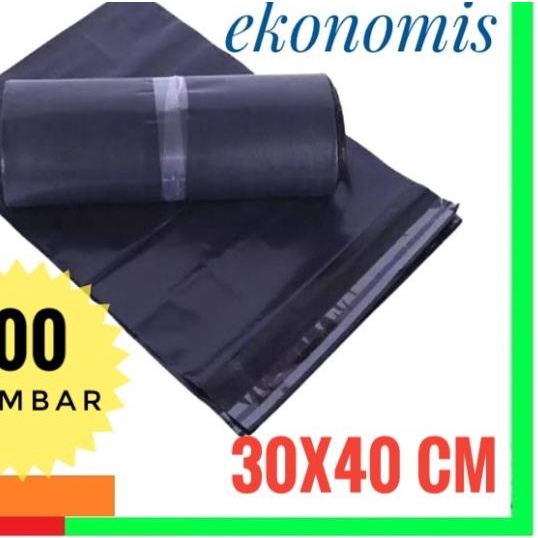 

30x40 cm Plastik polymailer,kantong plastik packing olshop+lem isi 100