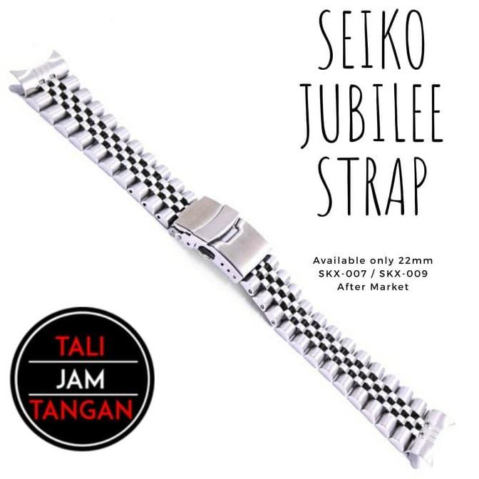 RECOMENDED 20MM JUBILEE STRAP FOR SEIKO SKX-007 SKX-009 SKX-013 TALI JAM RANTAI