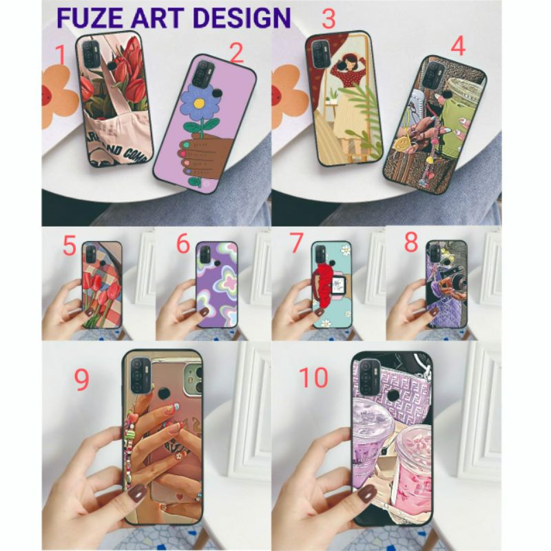 SOFT CASE FUZE ART DESIGN HUAWEI NOVA 3, NOVA 3i,  NOVA 5T, Y5 2019, Y9 2019, 7A, 9A, 9S