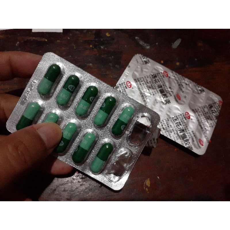 obat herbal tiongkok lianhua qingwen jiaonang 48, 36 dan 24 caps