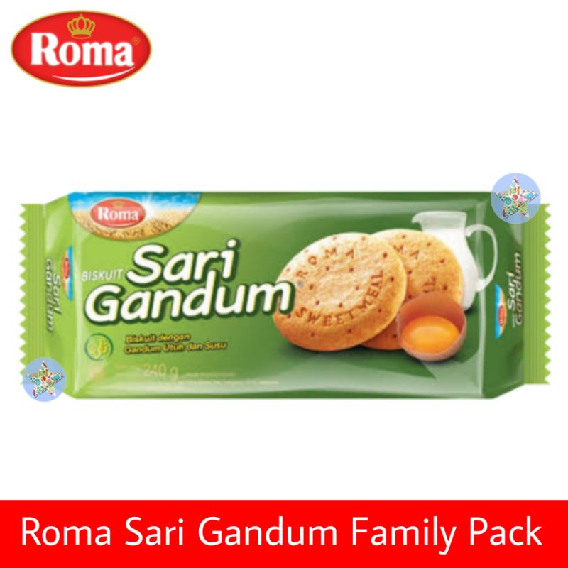 

Roma Sari Gandum Family 240 Gr