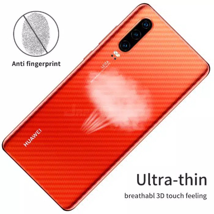 GARSKIN  REDMI NOTE 9/9 PRO /8 /8 PRO /9 PROMAX/9S BACK SKIN CARBON ANTI GORES