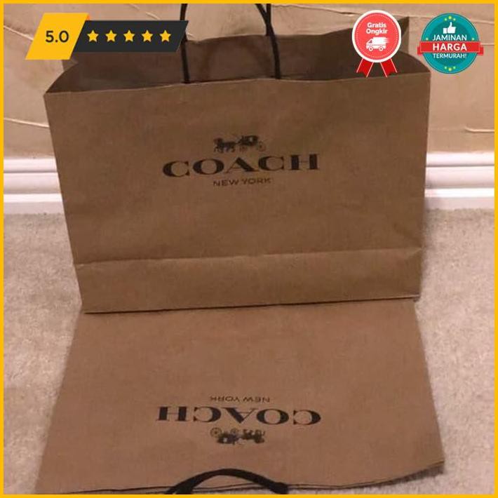

Tas Wanit Pembungkus Kado Tas Packaging Tas Paperbag Paper Bag Coach Original Limited